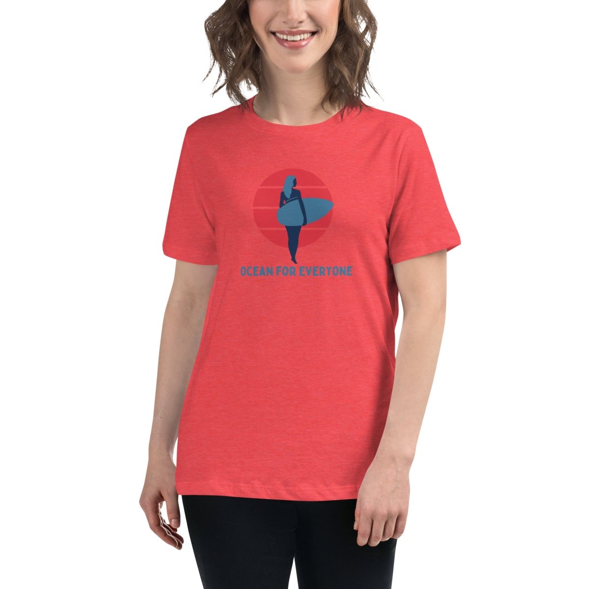 Ocean For Everyone Women's Relaxed T-Shirt 🌴 - beachfrontdrifter