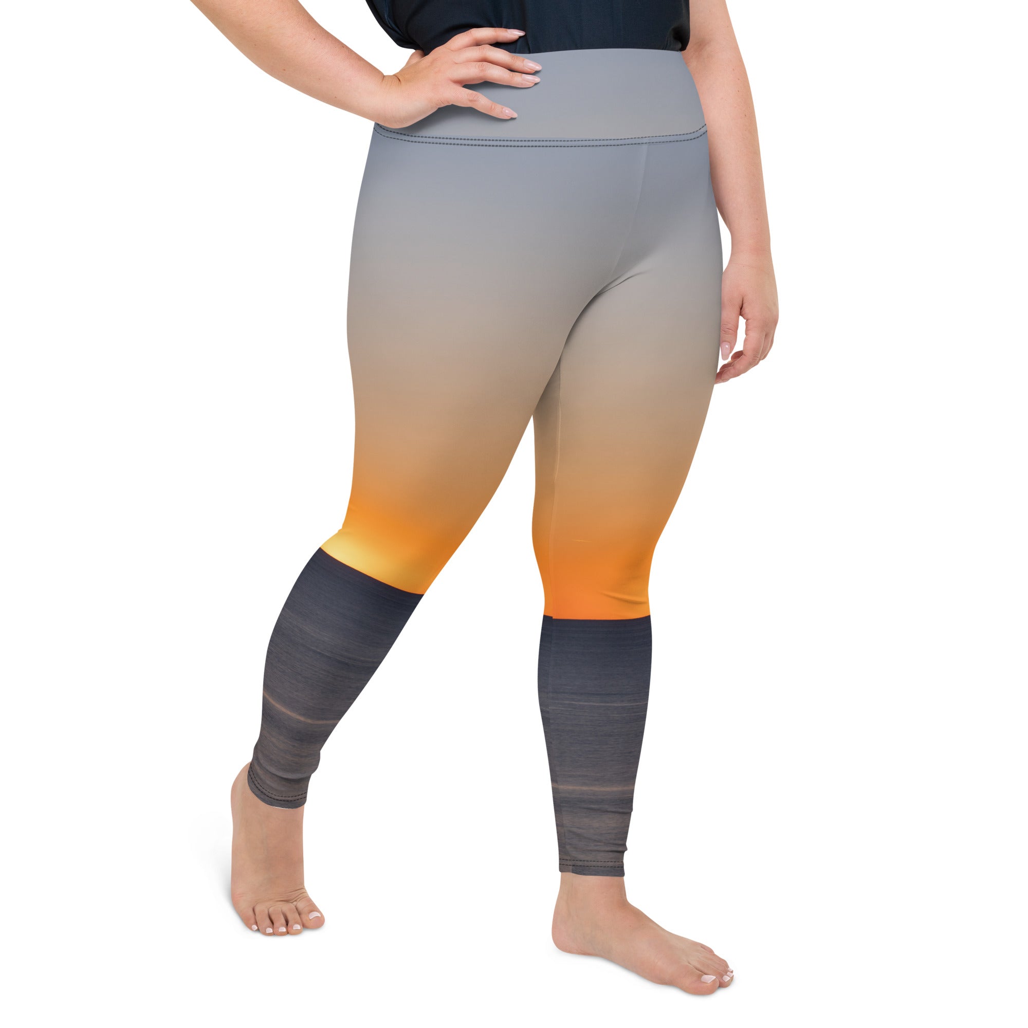 Panama City Plus Size Leggings 🌴 - beachfrontdrifter