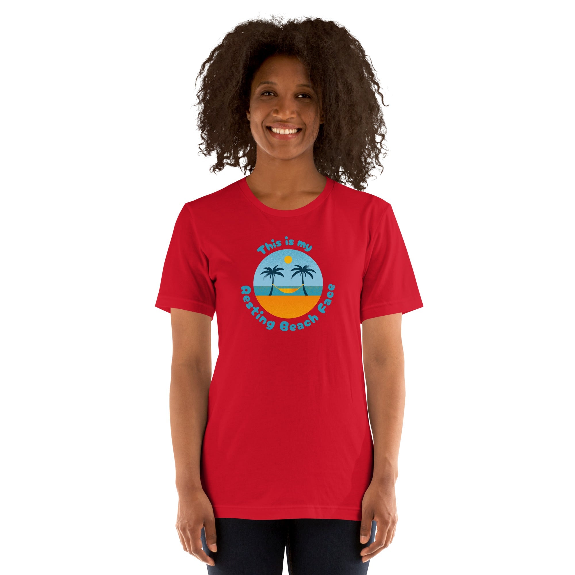 Resting Beach Face T-shirt 🌴 - beachfrontdrifter