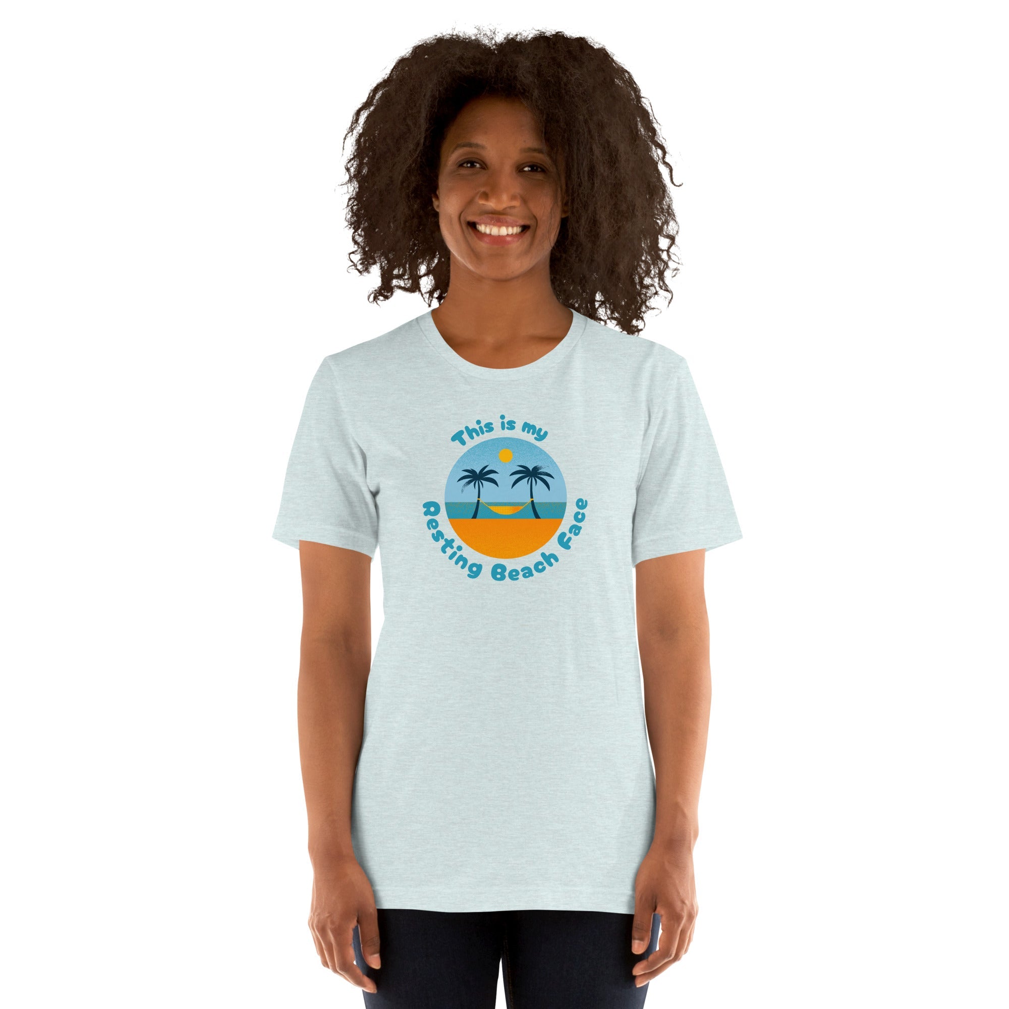 Resting Beach Face T-shirt 🌴 - beachfrontdrifter